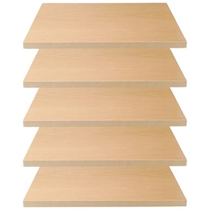 Tercel Optional Shelves in Maple [Pack 5]