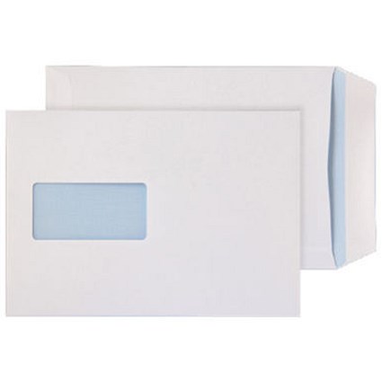 Blake Everyday Envelopes C5 White Pocket Window Self Seal 90gsm 229x162mm (Pack 25) -