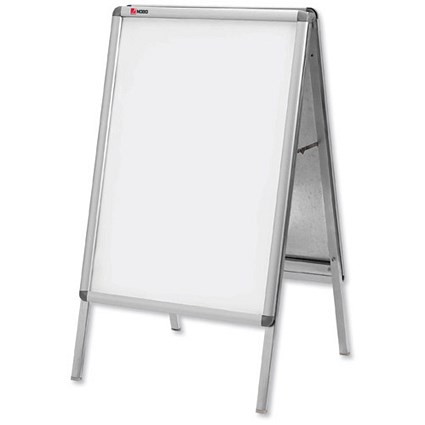 Nobo A Frame / Steel-backed / Two Clip-down Frames / PVC Anti-glare Covers / 1000x700mm