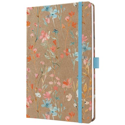 Jolie Diary 2026 A5 Week To View Hardcover Blue Floral -