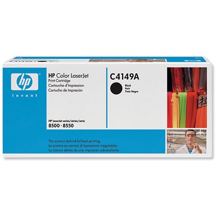Hewlett Packard [HP] Laser Toner Cartridge Page Life 17000pp Black [for Laserjet 8500 8550] Ref C4149A