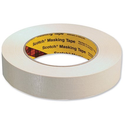 Scotch Masking Tape General Purpose Removes Cleanly 25mmx50m [Pack 9]