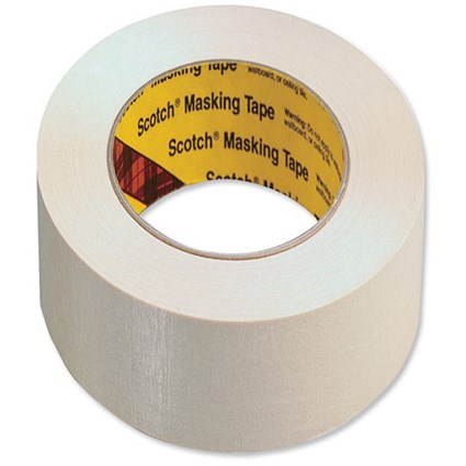 Scotch Masking Tape General Purpose Removes Cleanly 50mmx50m [Pack 6]