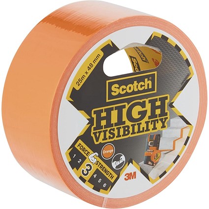 Scotch Extremium High Visibility Duct Tape Orange 48mm x 25m (Roll) -