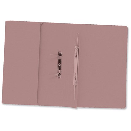 Concord Transfer Spring Files with Pocket 420gsm 38mm Foolscap Pink [Pack 25]