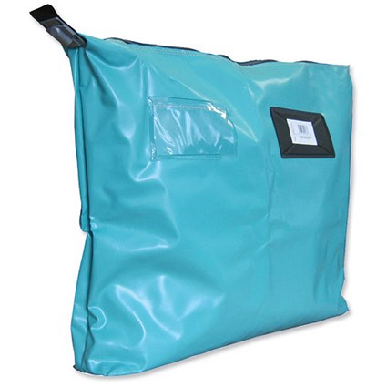 Versapak Mailing Pouch Gusseted Bulk Volume Sealable with Window PVC 510x406x75mm Green Ref CG6 GRS