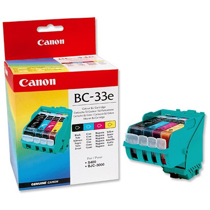 Canon Fax Inkjet Cartridge Colour for MPC 100 Ref BC33