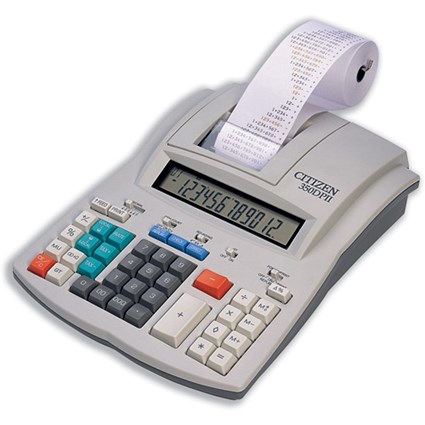 Citizen Calculator Printing 350DPII Heavy-duty 2 Colour Check and Correct Tax Currency Ref 350DPII/N