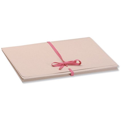 Guildhall Legal Wallets Merstham / Foolscap / 25mm Gusset / Manilla / Pack of 25