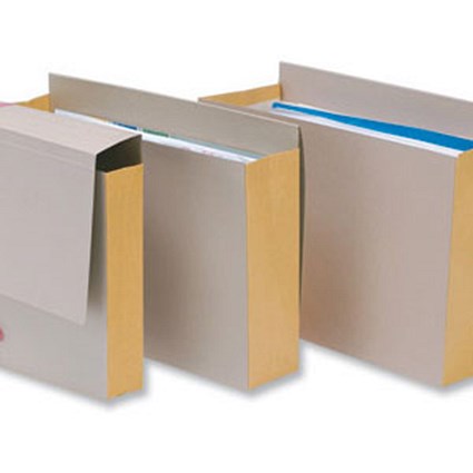 Concord Deed Legal Wallet with Tie Tape 450gsm Gusset 50mm W356xH254mm Buff Ref 38802 [Pack 25]