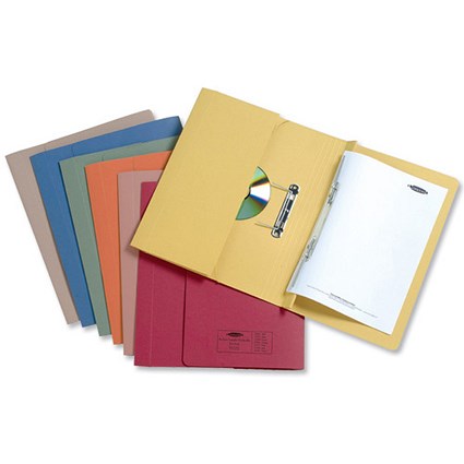 Concord Probate Transfer Pocket Files 450gsm Capacity 60mm Foolscap Blue [Pack 25]