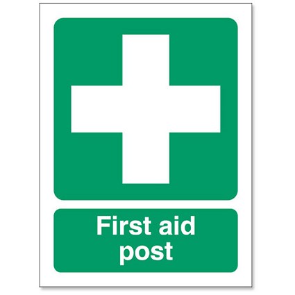 Stewart Superior First-Aid Post Self Adhesive Sign