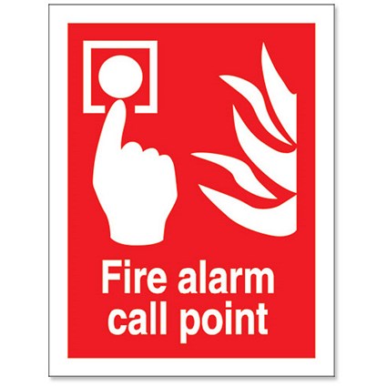 Stewart Superior Fire Alarm Call Point Self Adhesive Sign
