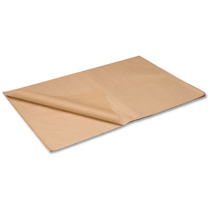 Kraft Paper Packaging Sheets / 70gsm / 750x1150mm / Brown / Pack of 50