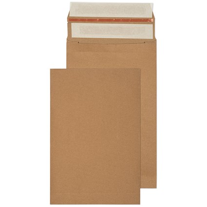 Blake Vita Kraft Mailing Bag Envelopes Peel and Seal Natural Brown 130gsm 300mm x 200mm x 50mm (Pack 100) - KBB140