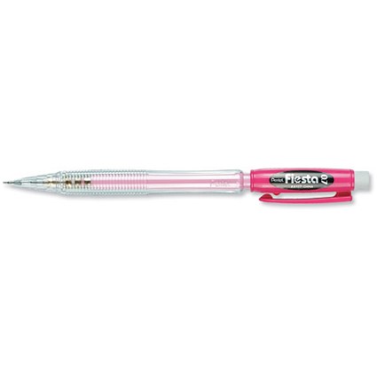 Pentel Fiesta Auto Pencil Refillable 0.7mm Lead Assorted Barrels [Pack 12]