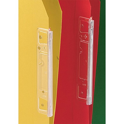Esselte Visicontrol Tabs Clear (for Orgarex Lateral Files) [Pack 25]