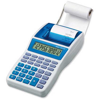 Ibico Calculator Printing 1211X Hand-held Currency Tax Cost-Sell-Margin Battery or Mains Ref IB410048