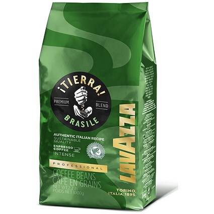 Lavazza Tierra Origins Brasil Coffee Beans, 1kg