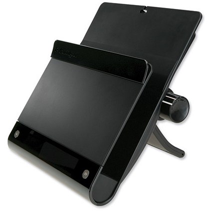 Kensington Notebook Riser Stand - 4-Port USB Hub - with Copyholder and VESA Plate - Up To 17 Inch Laptop