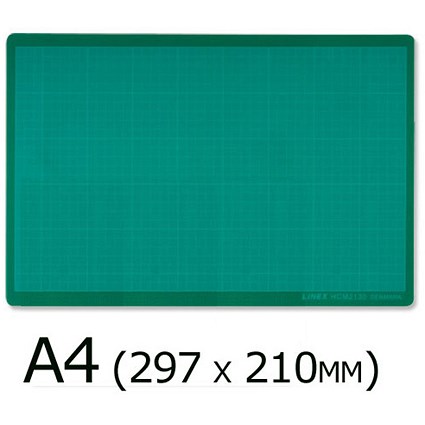 Linex Hobby Cutting Mat - Anti-slip / Self-healing / 1mm Grid on Front / A4
