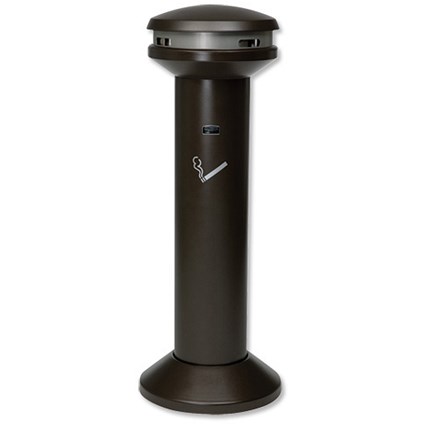 Rubbermaid Infinity Ash Bin for Cigarettes High Capacity 25.4 Litre Dia400xH1010mm