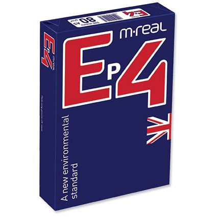 EP4 Copier Paper Recycled Ream-Wrapped 80gsm A3 White [500 Sheets]