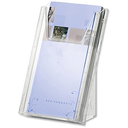 Durable Combiboxx Literature Holder Extendable One-third A4 Clear