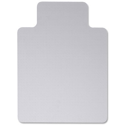 Chair Mat PVC with Lip for Deep Pile 4mm Carpet 1150x1340mm Clear