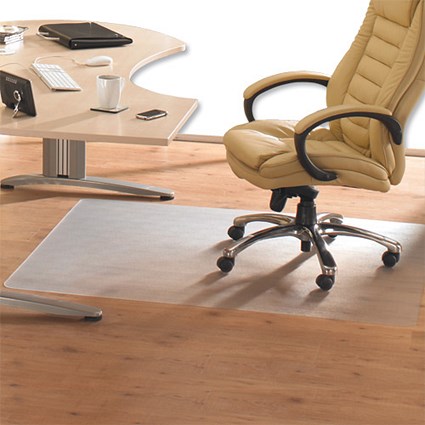 Cleartex Chair Mat PVC for Hard Floor or Very Low Pile 2.5mm Carpet 1200x2000mm