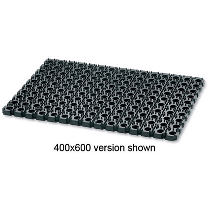 Doortex Octo Door Mat Indoor and Outdoor Rubber 1000x1500mm