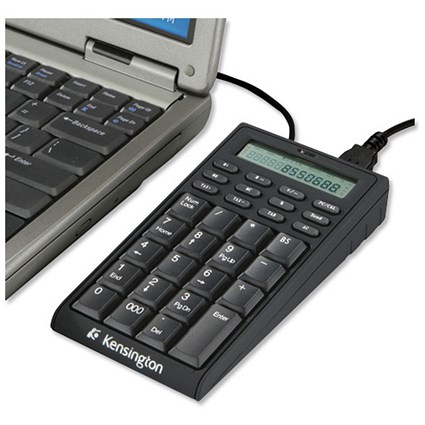 Kensington Combination Keypad Calculator USB Hub 2 Port