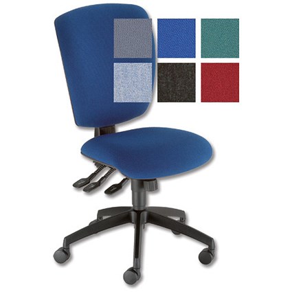 Sonix Matrix Operator Chair Asynchronous High Back H540mm W500xD470xH490-580mm Blue
