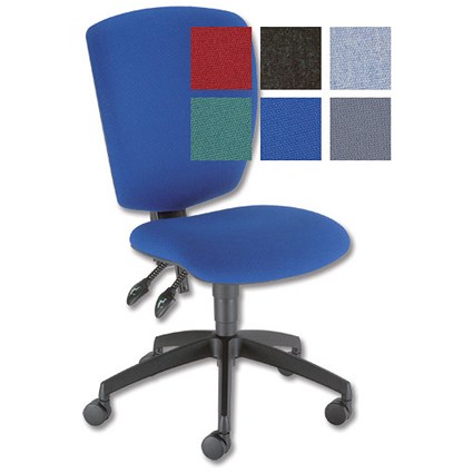 Sonix Matrix Operator Chair Permanent Contact High Back H540mm W500xD470xH470-540mm Blue