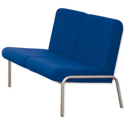 Trexus Plus Reception Sofa Steel Frame Upholstered W1050xD750xH820mm Blue