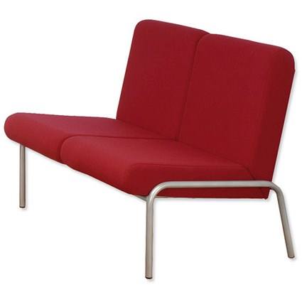 Trexus Plus Reception Sofa Steel Frame Upholstered W1050xD750xH820mm Burgundy