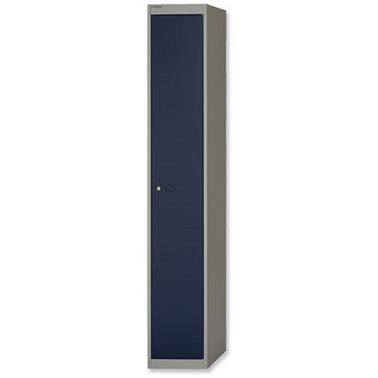 Bisley Steel Locker / 1-Door / Goose Grey-Blue