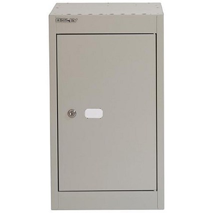 Bisley Cube Steel Locker / 1-Door / Goose Grey