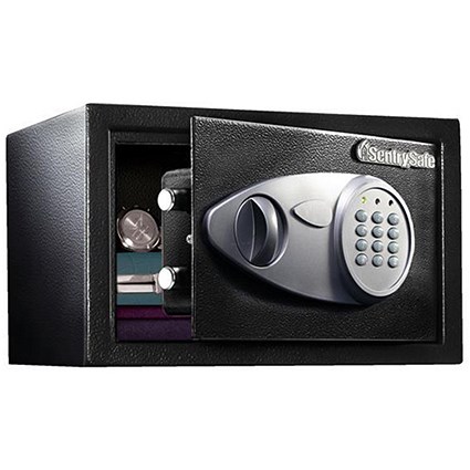 Sentry X055 Security Safe Electronic Lock 4mm Door 2mm Walls 7.7kg 16.4 Litre Ref X055
