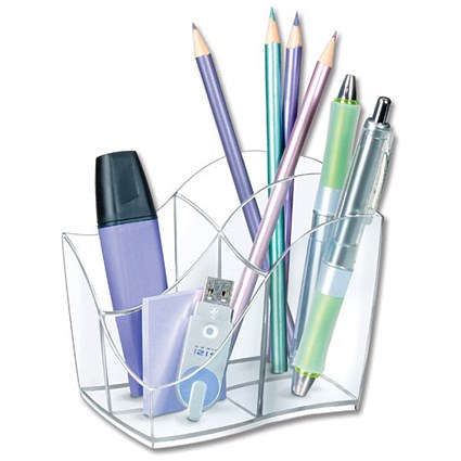 CEP Ellypse Desktop Organiser - Crystal