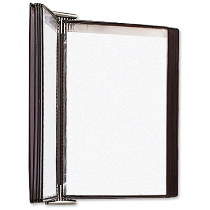 Sterifold Display System Wall-mounted Expandable with 10 Anti-microbial Pivoting Pockets A4