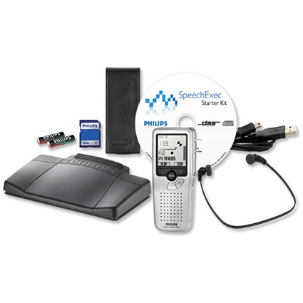 PhilipsDigital Starter Kit of 9370 Digital Pocket Memo and 7177 SpeechExec Transcription Set Ref LFH9397