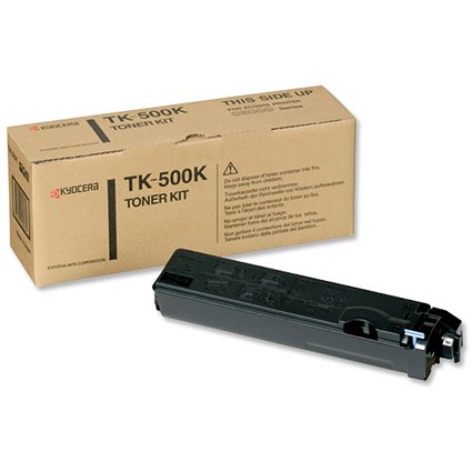 Kyocera TK-500K Laser Toner Cartridge Page Life 8000pp Black Ref 370PD0KW