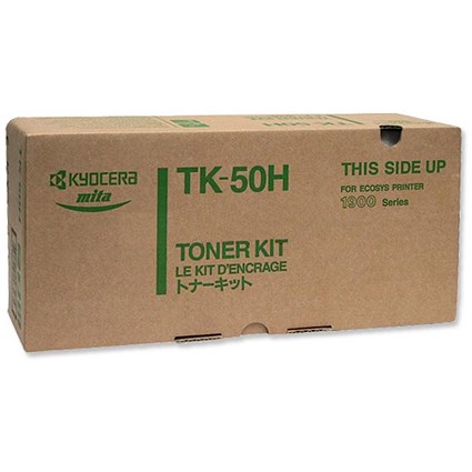 Kyocera Laser Toner Cartridge Page Life 15000pp Black [for FS1900] Ref TK50
