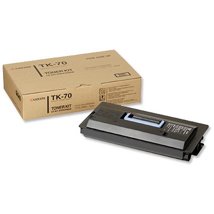 Kyocera Laser Toner Cartridge Page Life 40000pp Black Ref TK70