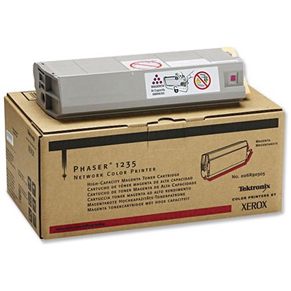 Xerox Laser Toner Cartridge Hi-Capacity Page Life 10000pp Magenta [for Phaser 1235] Ref 006R90305