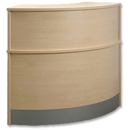 Sven Christiansen Corner Linking Desk Rounded with Over W800xD800xH1135mm Maple