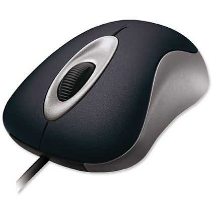Microsoft 1000 Comfort Mouse Optical Wired Scroll Wheel 3-Button