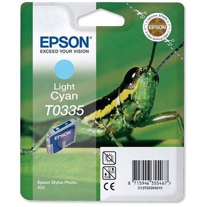 Epson T0335 Light Cyan Inkjet Cartridge