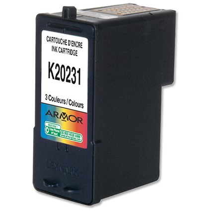 Armor Compatible Inkjet Cartridge Page Life 200pp Colour [for No. 1 Lexmark 18C0781E] Ref K20231